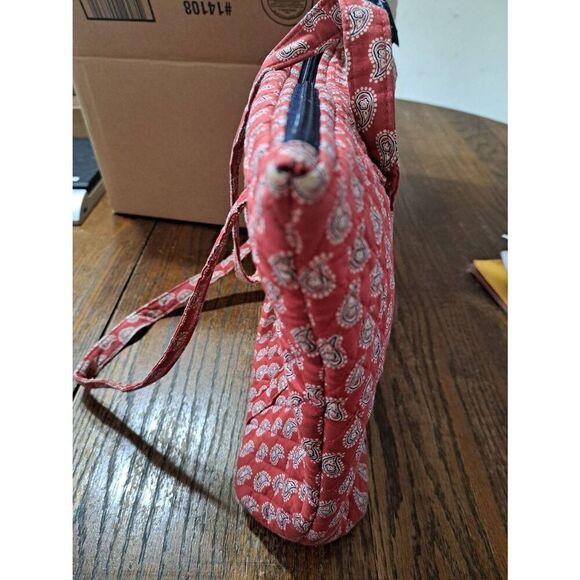 Vera Bradley Red White Blue Tote Bag Handbag  Retired Pattern Quilted Cotton - Picture 5 of 12
